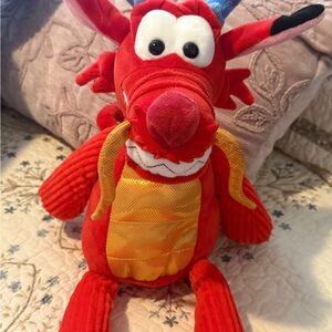 Scentsy Red and Gold Dragon Stuffed Animal with Scent Pack